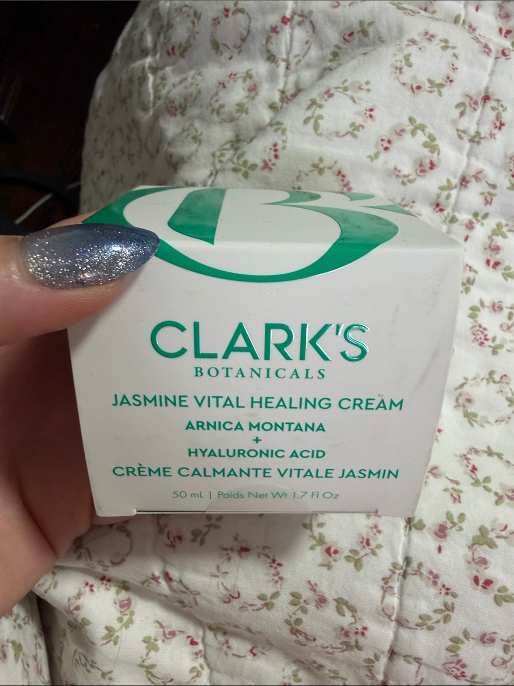 Jasmine Vital Healing Cream - White & Teal